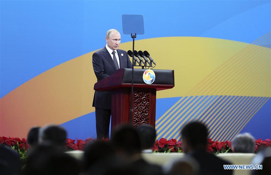 (BRF)CHINA-BELT AND ROAD FORUM-OPENING-PUTIN (CN)