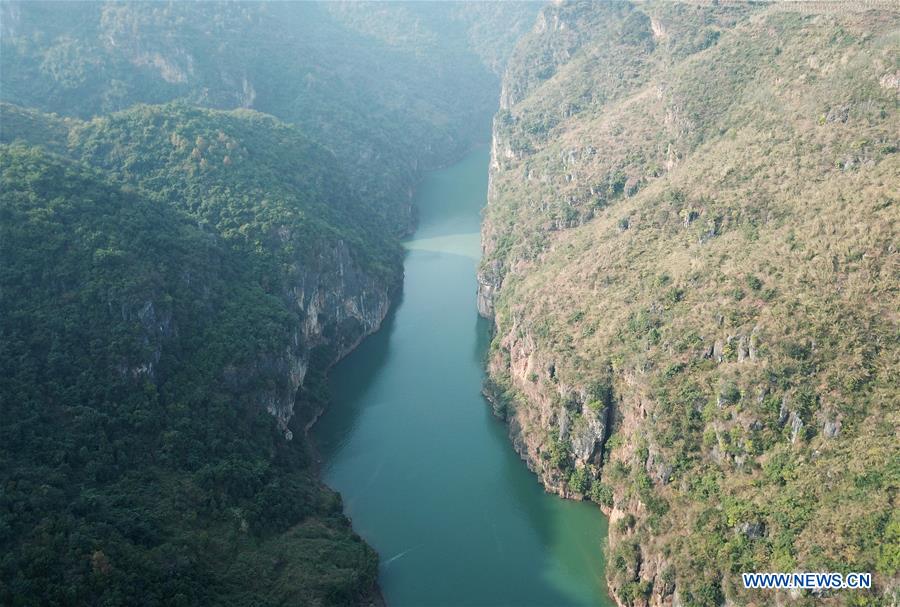 CHINA-GUIZHOU-VALLEY-SCENERY (CN)