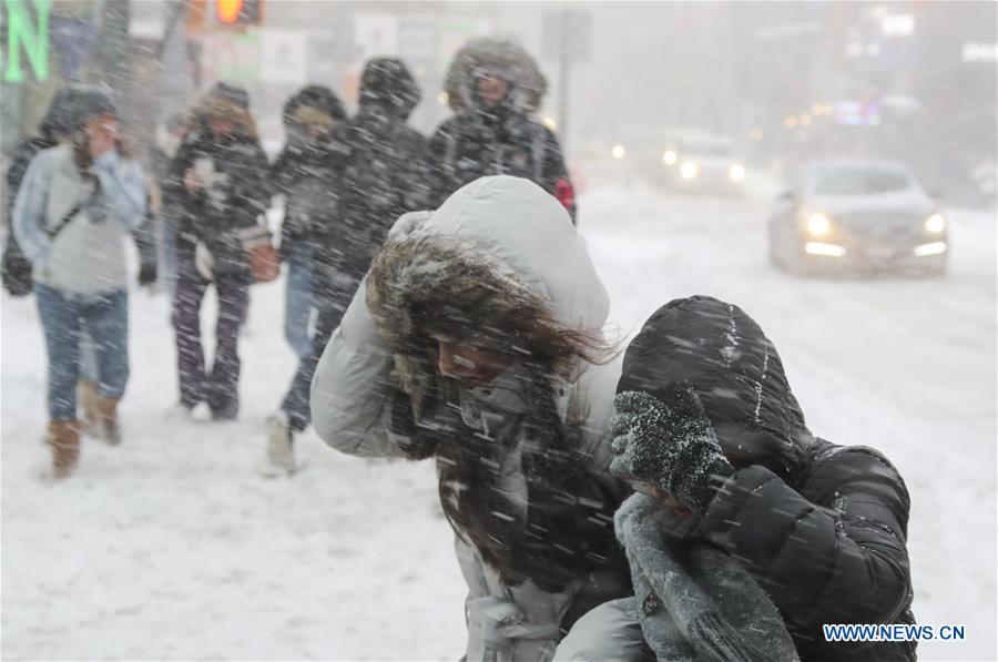 U.S.-NEW YORK-SNOW STORM