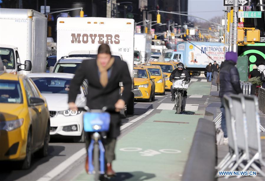 U.S.-NEW YORK-DOT-PROTECTED BIKE LANES-INSTALLATION-PLAN