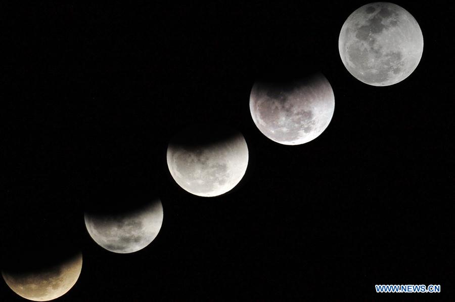 PAKISTAN-GWADAR-LUNAR ECLIPSE