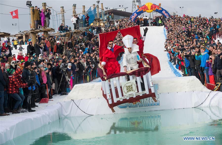 (SP)LITHUANIA-VILNIUS-JUMP AND FREEZE