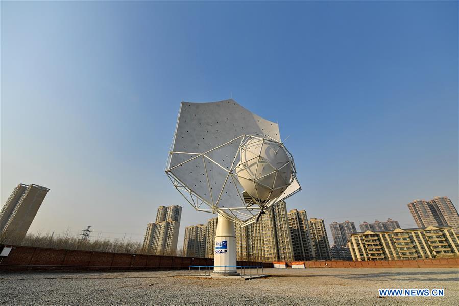 CHINA-SHIJIAZHUANG-SKA RADIO TELESCOPE-PROTOTYPE-UNVEILING(CN)