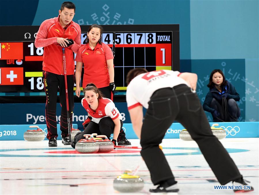 (SP)OLY-SOUTH KOREA-PYEONGCHANG-CURLING-MIXED DOUBLES-CHINA VS SWITZERLAND