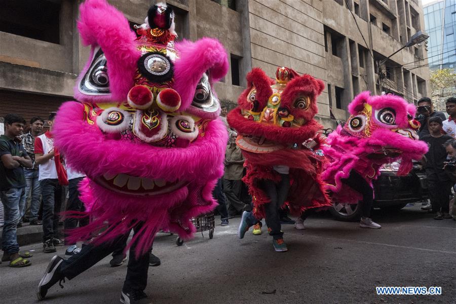 INDIA-KOLKATA-CHINESE LUNAR NEW YEAR-CELEBRATION