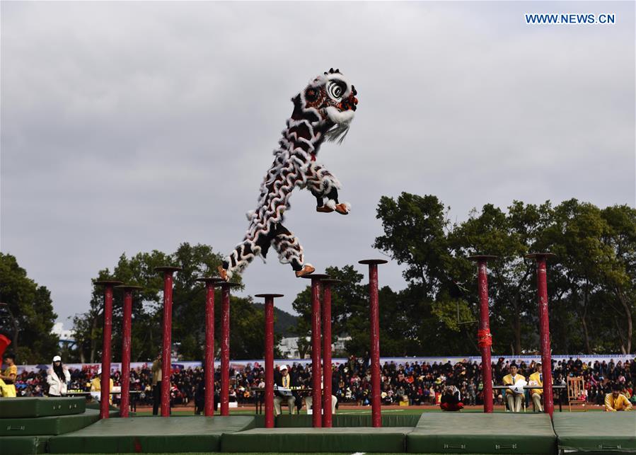 #CHINA-GUANGXI-DRAGON AND LION DANCE-CONTEST (CN)