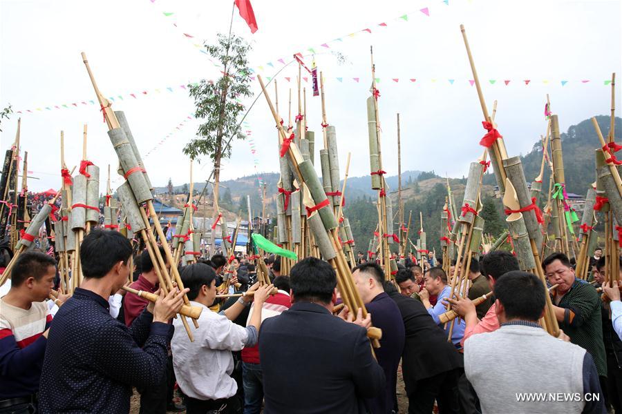 #CHINA-GUIZHOU-MIAO ETHNIC GROUP-FOLK EVENT (CN)