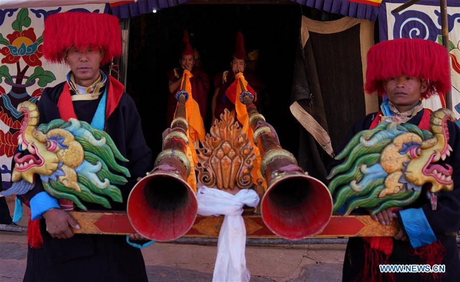 CHINA-TIBET-QOIDE MONASTERY-RELIGIOUS SERVICE (CN) 