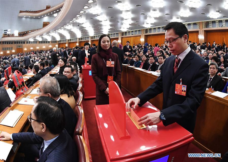 (TWO SESSIONS)CHINA-BEIJING-NPC-THIRD PLENARY MEETING (CN)