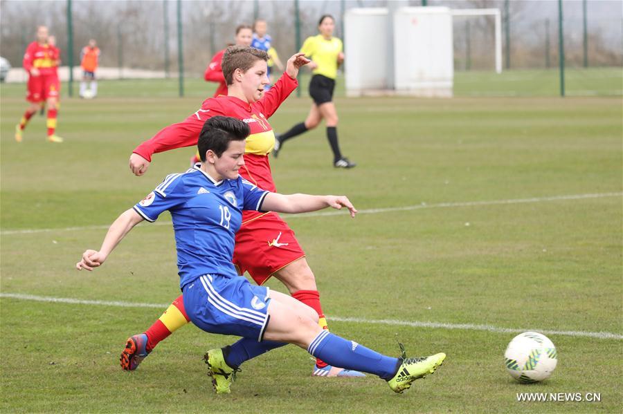 (SP)BOSNIA AND HERZEGOVINA-ZENICA-FOOTBALL-WOMEN-U17