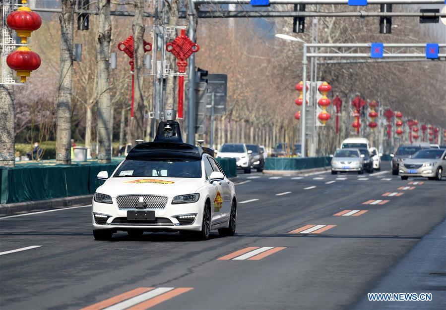 CHINA-BEIJING-SELF-DRIVING CAR-ROAD TESTING (CN)