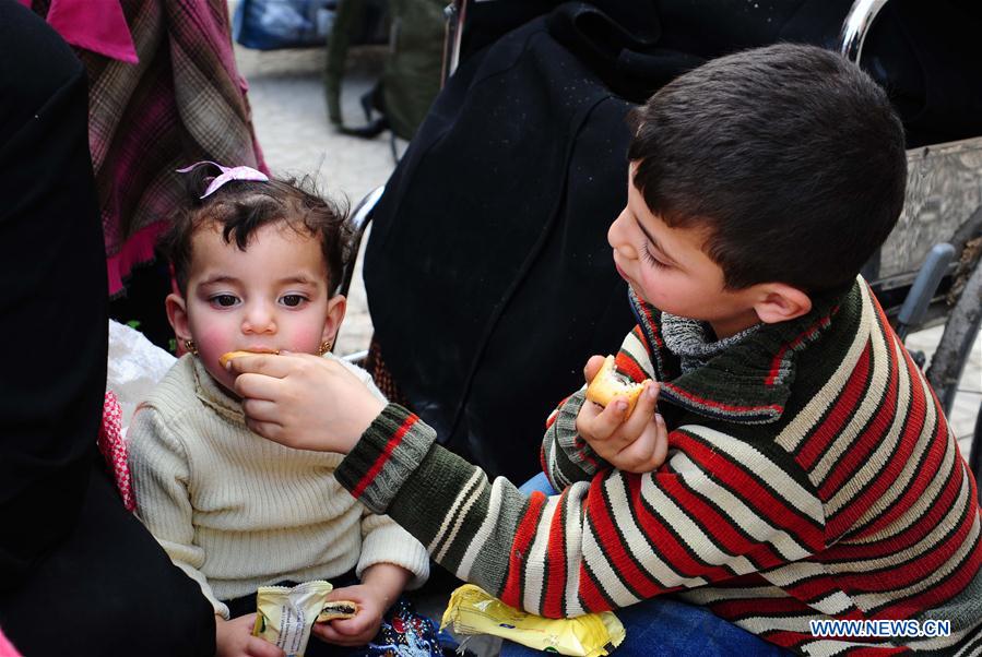 SYRIA-DAMASCUS-CIVILIANS-EASTERN GHOUTA-EVACUATION