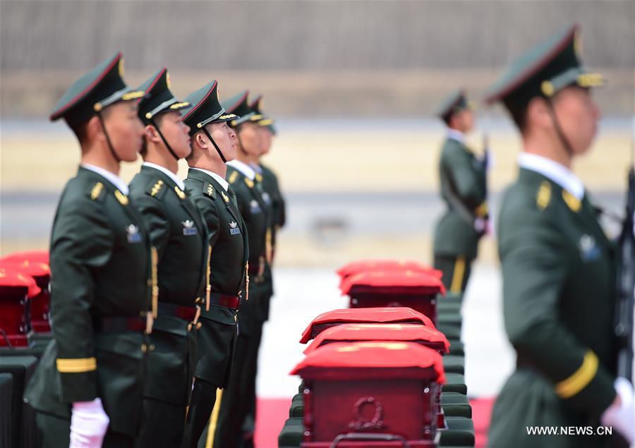 CHINA-SHENYANG-CPV SOLDIERS-REMAINS-RETURN (CN)