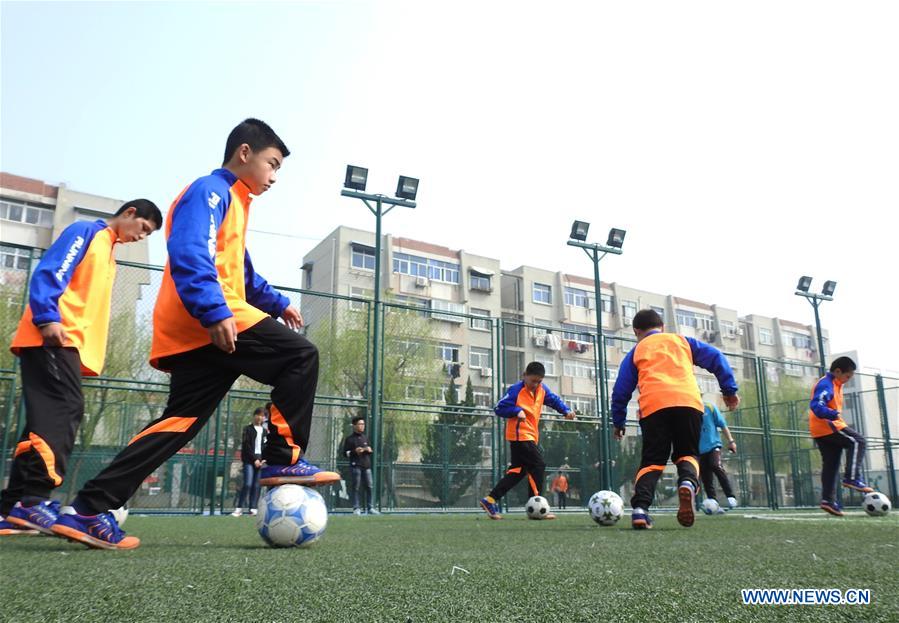 #CHINA-JIANGSU-AUTISTIC CHILDREN-FOOTBALL (CN)