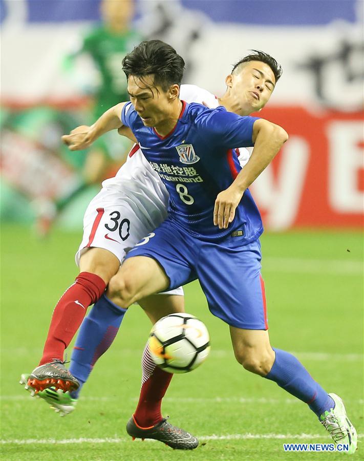 (SP)CHINA-SHANGHAI-SOCCER-AFC ASIAN CHAMPIONS LEAGUE-SHANGHAI SHENHUA VS KASHIMA ANTLERS (CN)