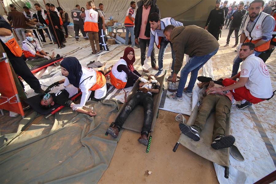 MIDEAST-GAZA-INJURED-MEDICAL CARE