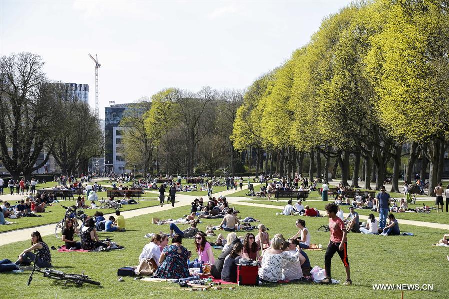 BELGIUM-BRUSSELS-DAILY LIFE-SPRING