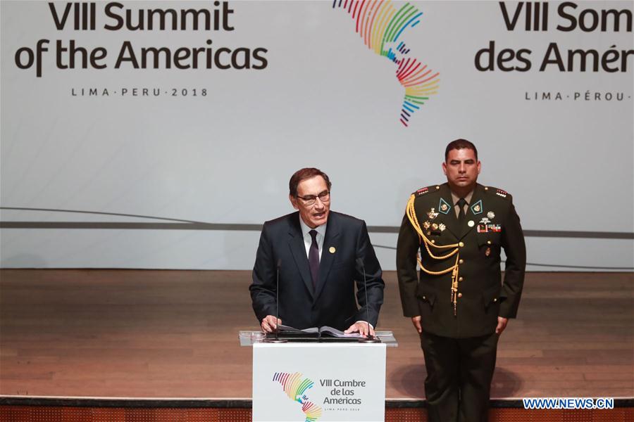 PERU-LIMA-SUMMIT OF THE AMERICANS