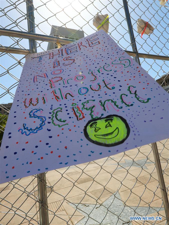 US-LOS ANGELES-MARCH FOR SCIENCE-ACTIVITY