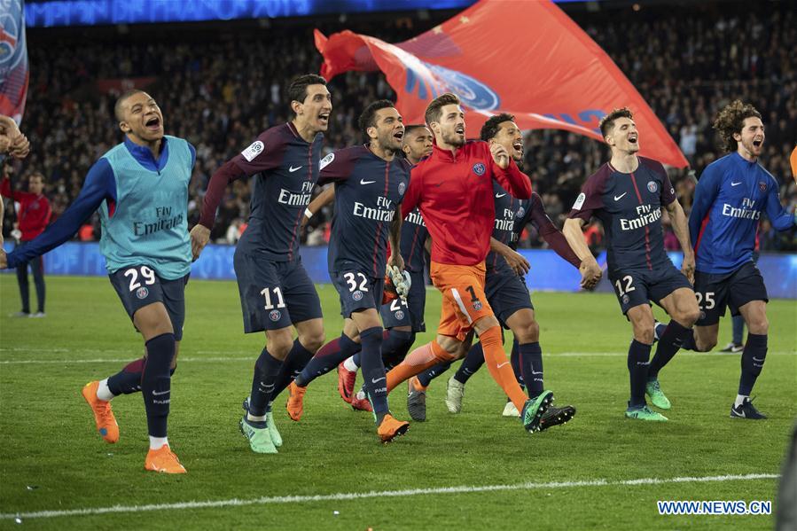 (SP)FRANCE-PARIS-SOCCER-LIGUE 1-PARIS SAINT-GERMAIN VS MONACO-CHAMPION