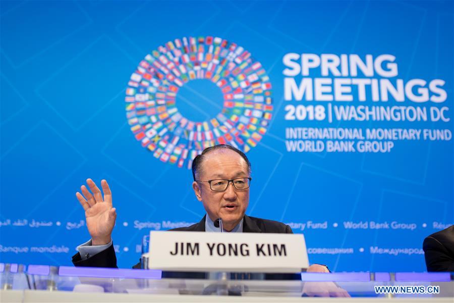 U.S.-WASHINGTON D.C.-IMF-WORLD BANK-PRESS CONFERENCE-JIM YONG KIM