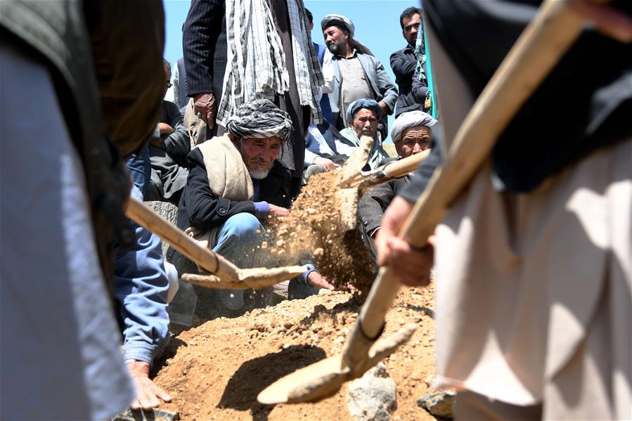 AFGHANISTAN-KABUL-FUNERAL CEREMONY-SUICIDE ATTACK