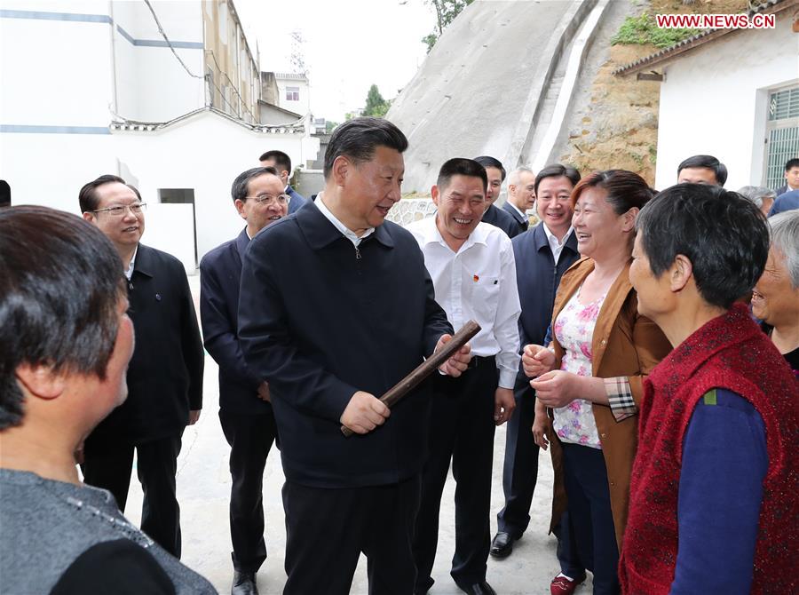 CHINA-HUBEI-XI JINPING-INSPECTION (CN)