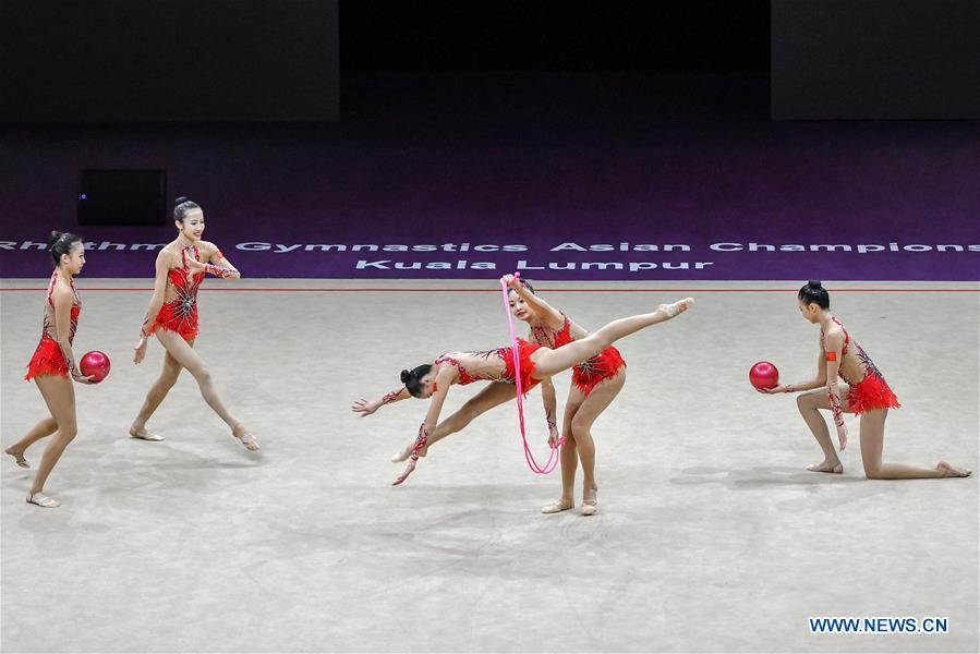 (SP)MALAYSIA-KUALA LUMPUR-RHYTHMIC GYMNASTICS ASIAN CHAMPIONSHIPS