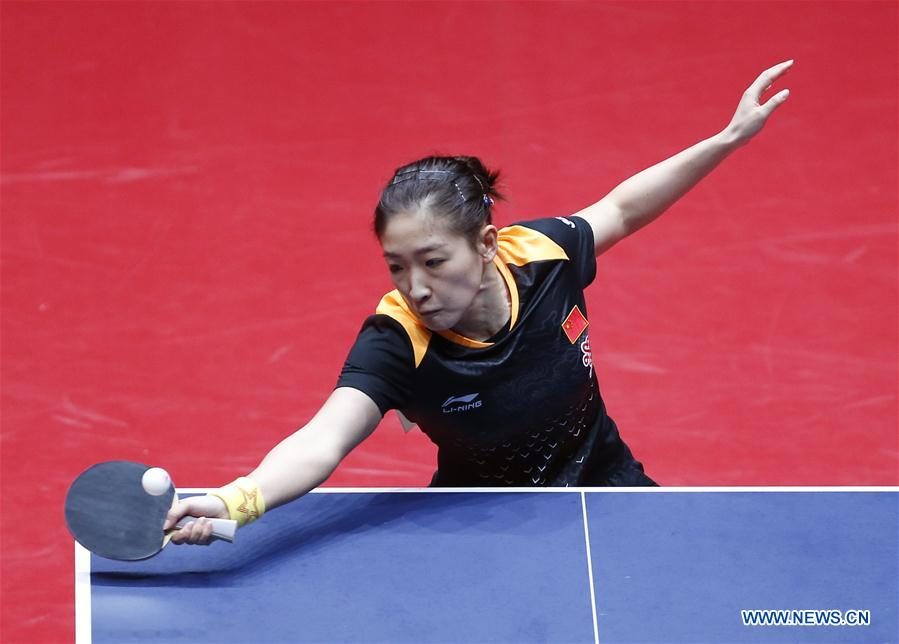 (SP)SWEDEN-HALMSTAD-TABLE TENNIS-WORLD TEAM CHAMPIONSHIPS-DAY 3