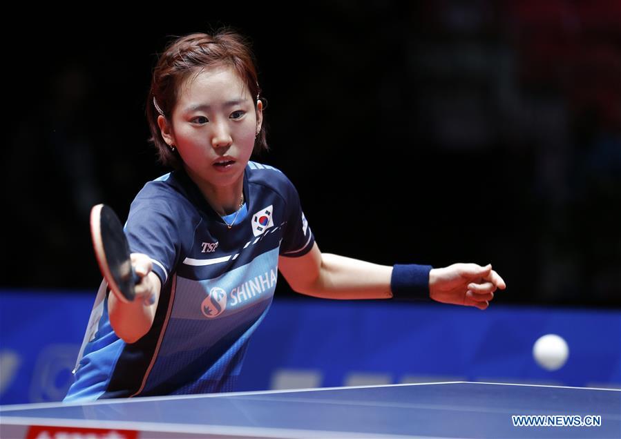 (SP)SWEDEN-HALMSTAD-ITTF WORLD TEAM CHAMPIONSHIPS 2018-SEMIFINAL-DPRK AND SOUTH KOREA