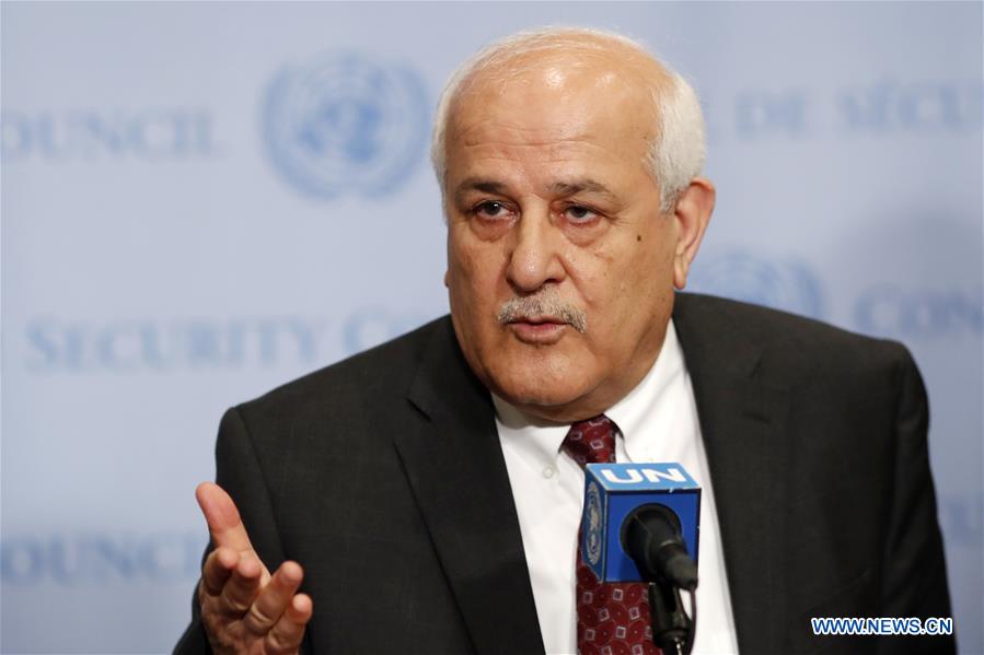 UN-PERMANENT OBSERVER OF PALESTINE-PRESS ENCOUNTER