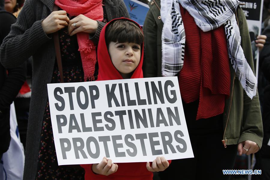 U.S.-CHICAGO-PALESTINIAN-PROTEST