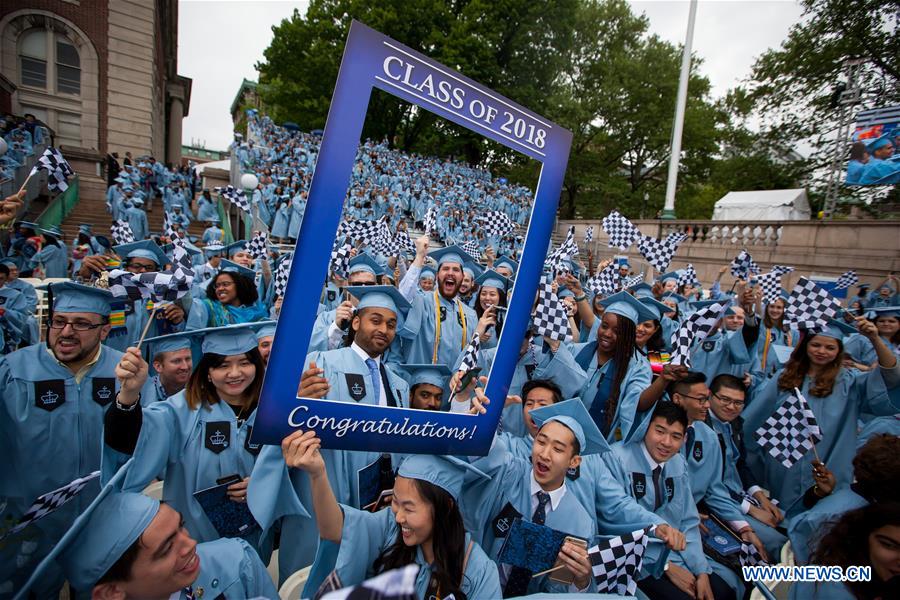 U.S.-NEW YORK-COLUMBIA UNIVERSITY-COMMENCEMENT CEREMONY