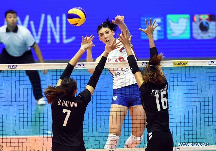 (SP)CHINA-MACAU-VOLLEYBALL-NATIONS LEAGUE-SERBIA VS THAILAND