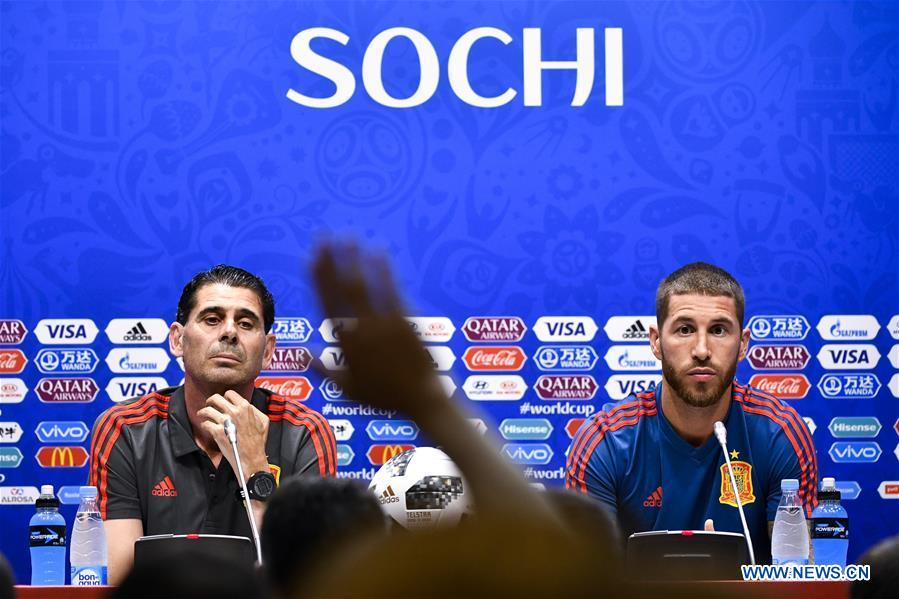 (SP)RUSSIA-SOCHI-2018 WORLD CUP-SPAIN-PRESS CONFERENCE