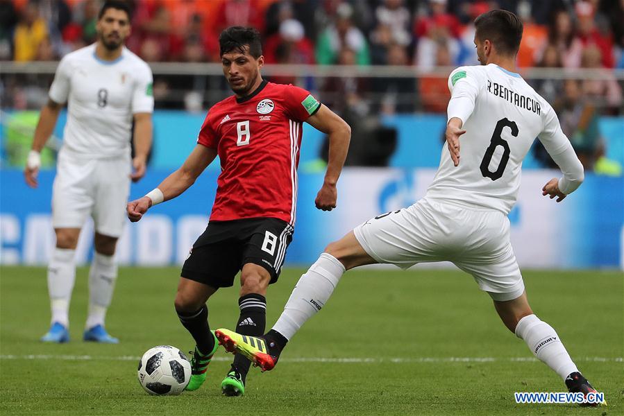 (SP)RUSSIA-YEKATERINBURG-2018 WORLD CUP-GROUP A-EGYPT VS URUGUAY