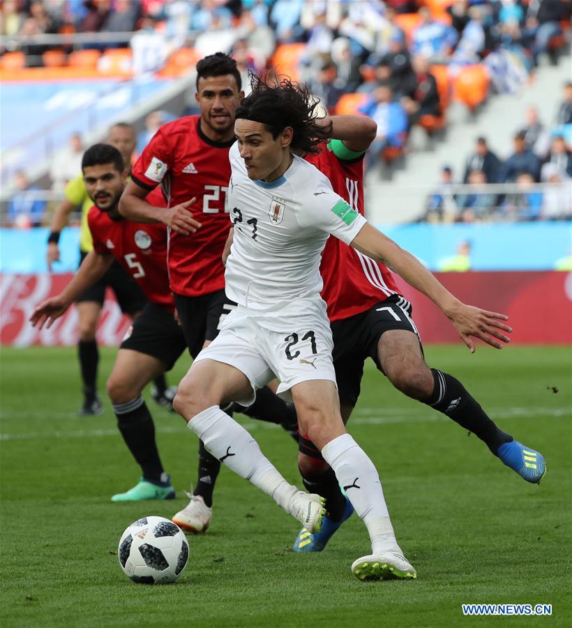 (SP)RUSSIA-YEKATERINBURG-2018 WORLD CUP-GROUP A-EGYPT VS URUGUAY