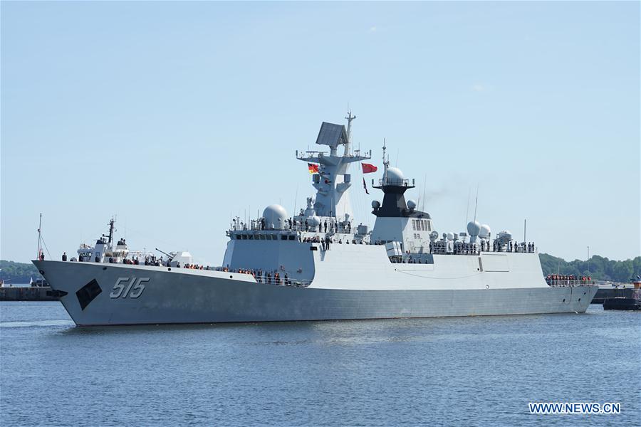 GERMANY-KIEL-CHINESE FRIGATE "BINZHOU"-VISIT