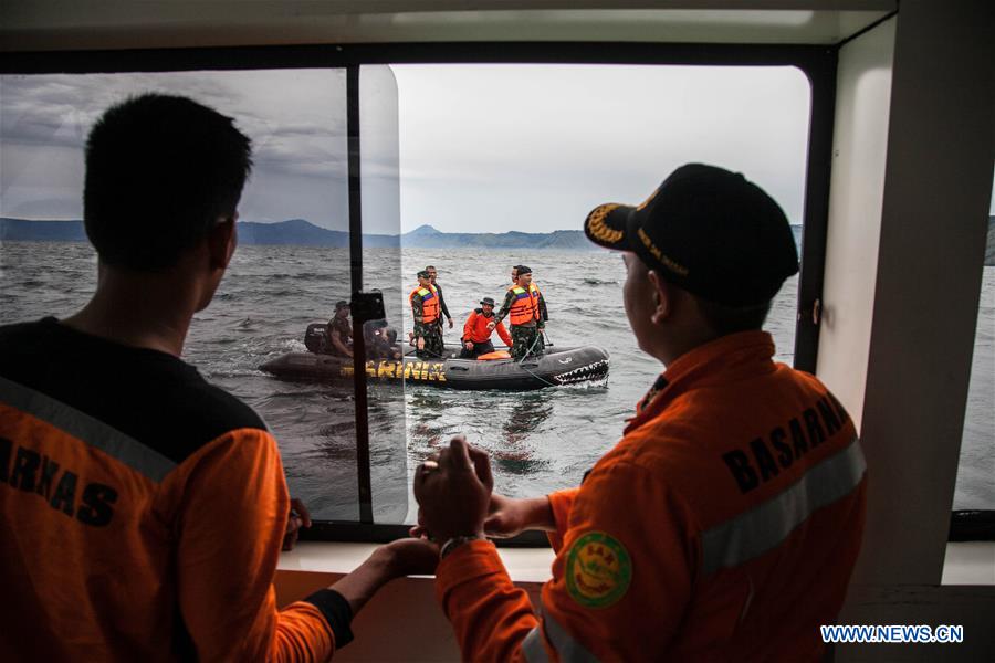 INDONESIA-NORTH SUMATERA-SEARCH AND RESCUE OPERATION-SUNKEN BOAT