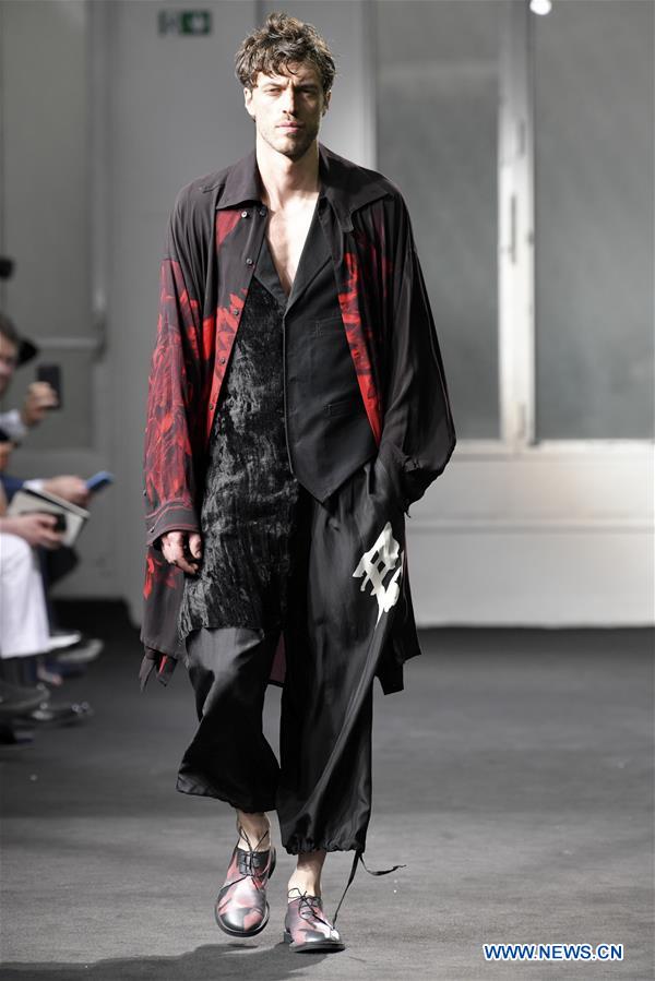 FRANCE-PARIS-MEN'S FASHION WEEK-YOHJI YAMAMOTO