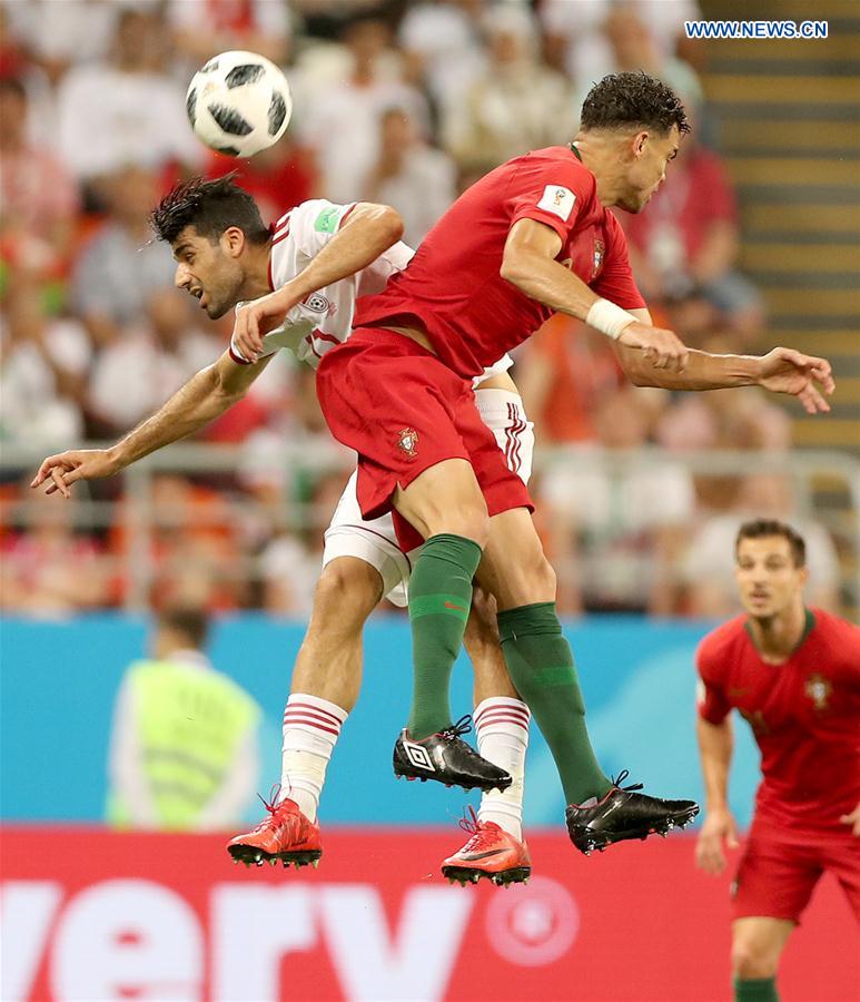 (SP)RUSSIA-SARANSK-2018 WORLD CUP-GROUP B-IRAN VS PORTUGAL