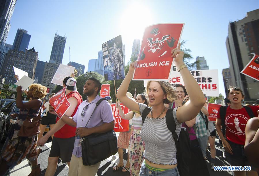 U.S.-NEW YORK-ANTI DEPORTATION PROTEST