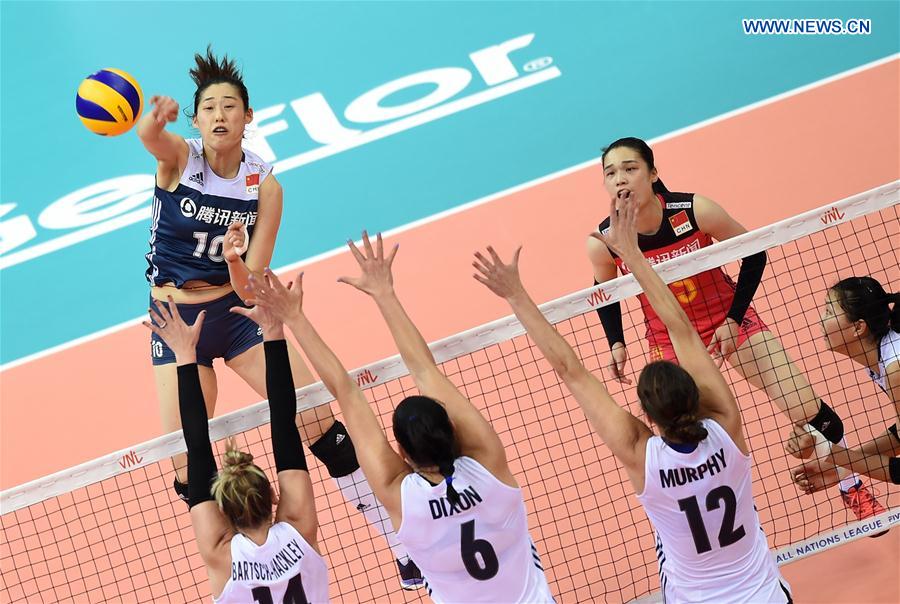 (SP)CHINA-NANJING-VOLLEYBALL-FIVB NATIONS LEAGUE-WOMEN'S FINALS(CN)