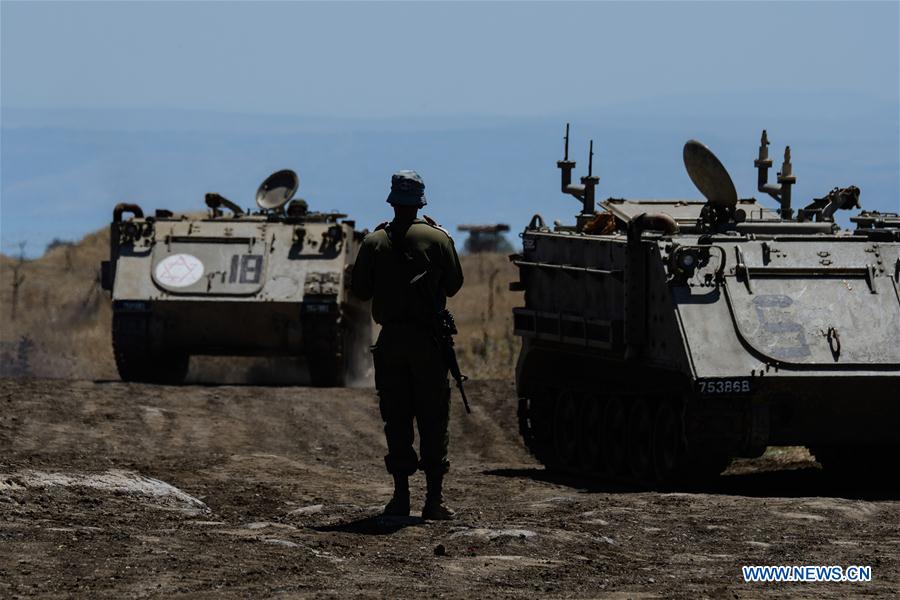 MIDEAST-GOLAN HEIGHTS-ISRAELI FORCE