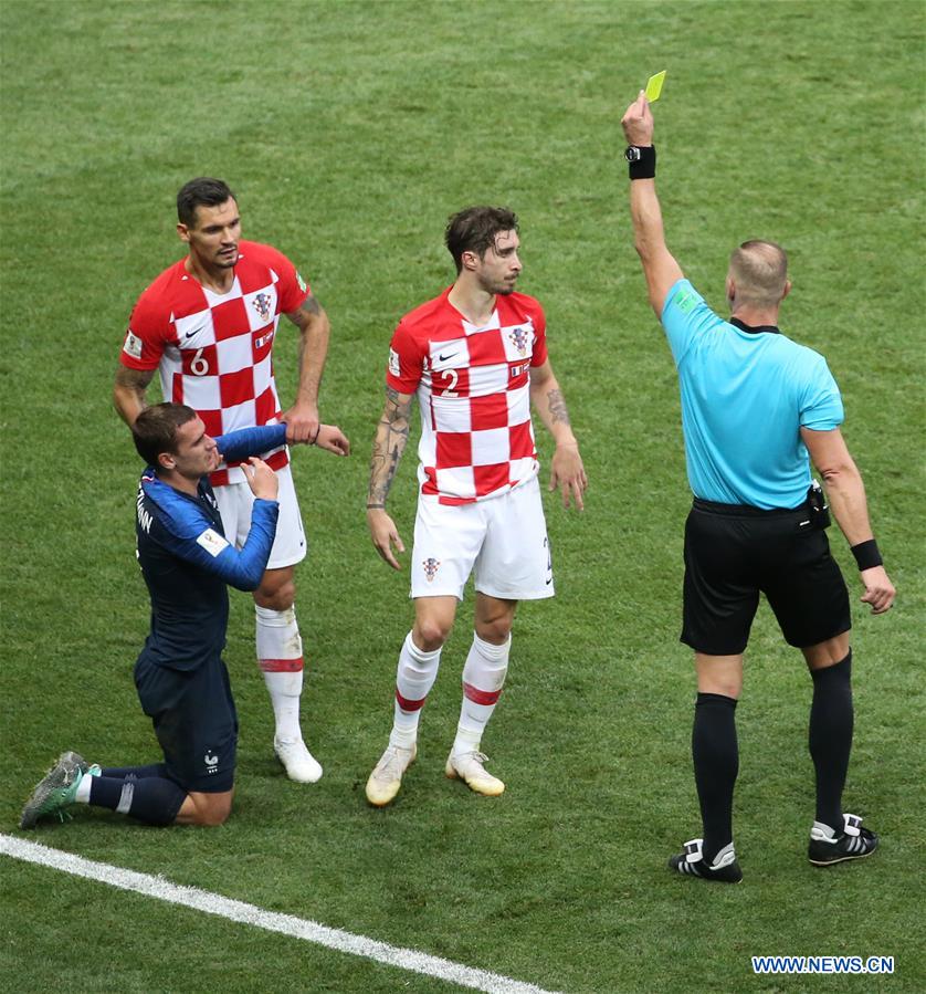 (SP)RUSSIA-MOSCOW-2018 WORLD CUP-FINAL-FRANCE VS CROATIA