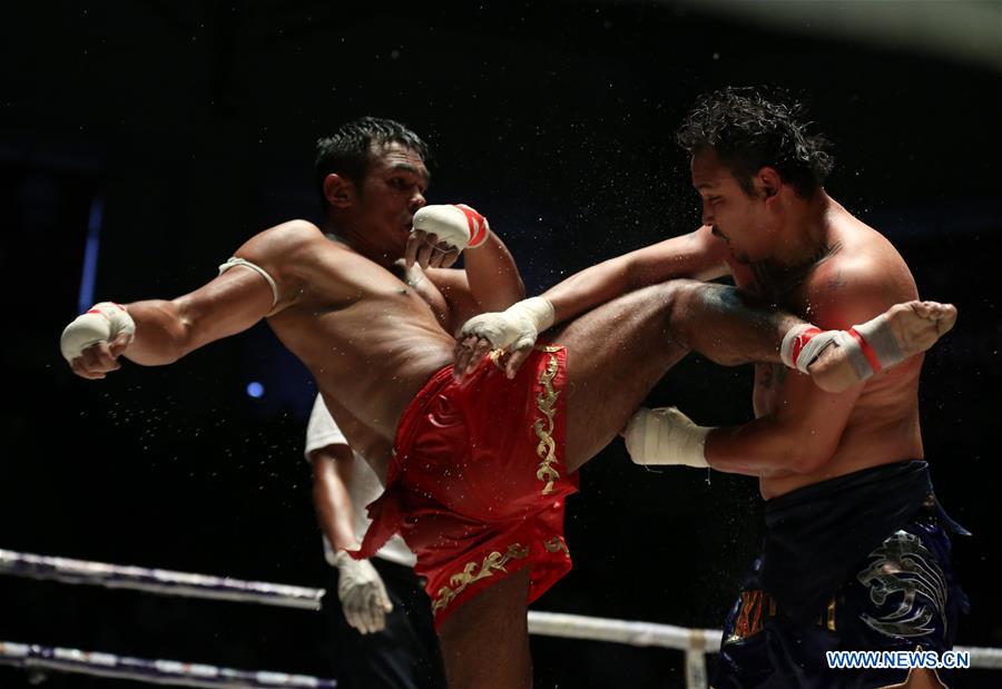 (SP)MYANMAR-YANGON-TRADITIONAL LETHWEI CHALLENGE FIGHT