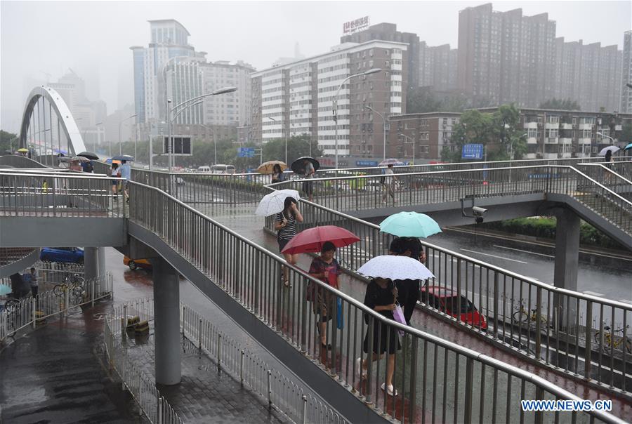 CHINA-BEIJING-HEAVY RAIN-YELLOW ALERT(CN)