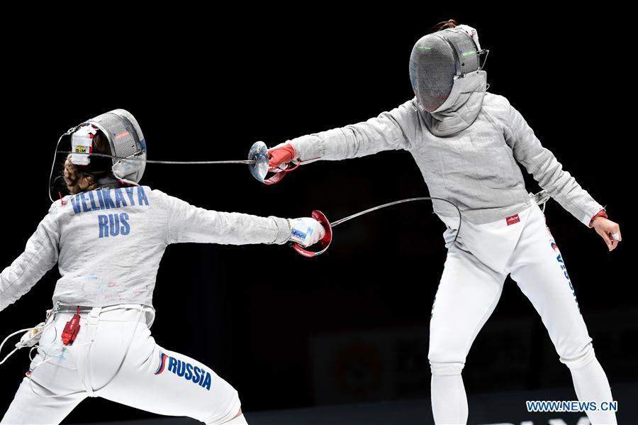 (SP)CHINA-JIANGSU-WUXI-FENCING-WORLD CHAMPIONSHIPS (CN)