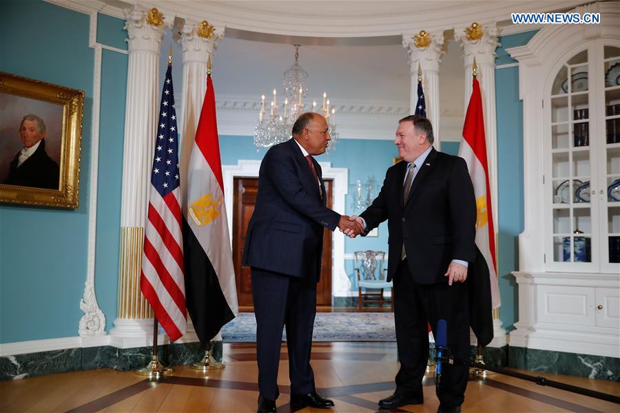 U.S.-WASHINGTON D.C.-SECRETARY OF STATE-EGYPT-FM-MEETING