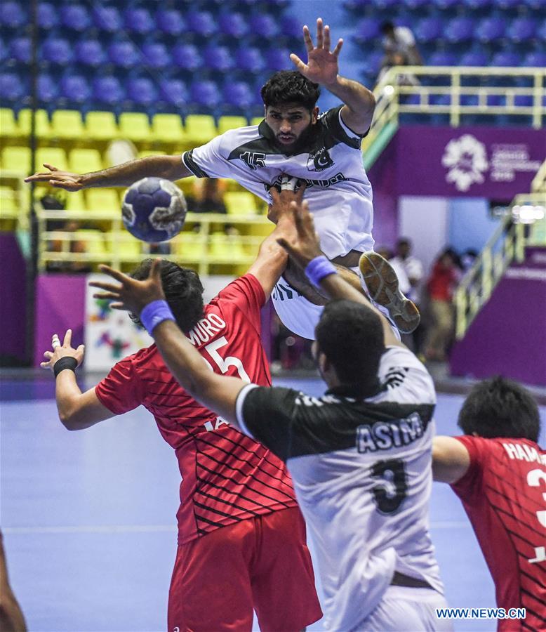 (SP)INDONESIA-JAKARTA-ASIAN GAMES-HANDBALL-JAPAN VS PAKISTAN